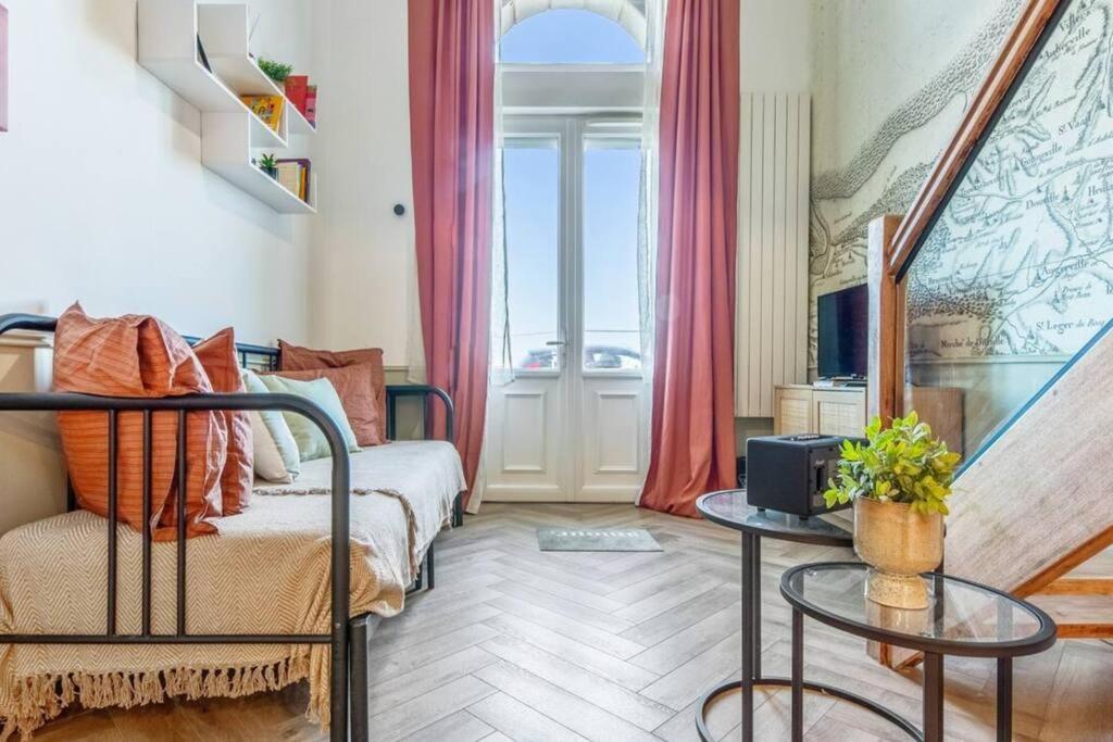 Juste La Plage - Studio Classe 3 Etoiles - Face A La Mer Houlgate Eksteriør billede